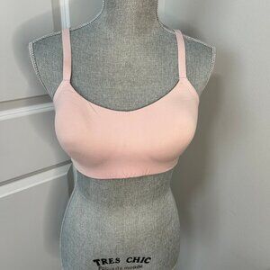 Knix Revolution Scoop Bra Wireless Size L Color Rose Water EUC